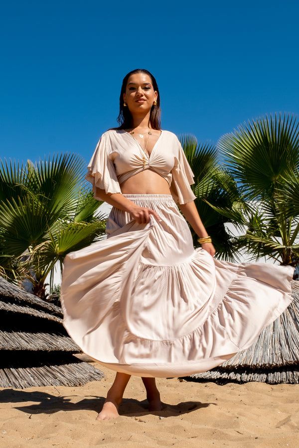 Gypsy Skirt in Cream